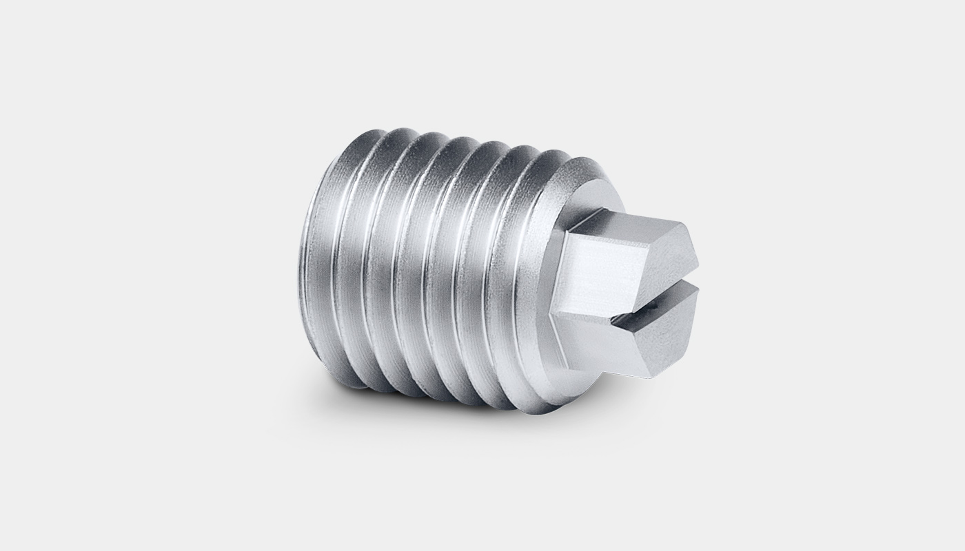 SCHMIDT EHS flat spray nozzle exit unit model ME-F 06 made of hardened high-grade steel.